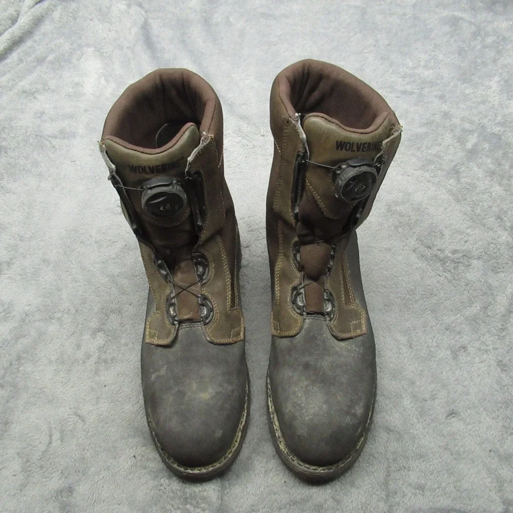 Wolverine Boot Men 11.5M Waterproof SteelToe BOA Drillbit Oil Rigger Rugged Work